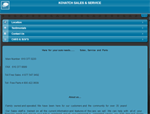 Tablet Screenshot of kovatchsalesandservice.com